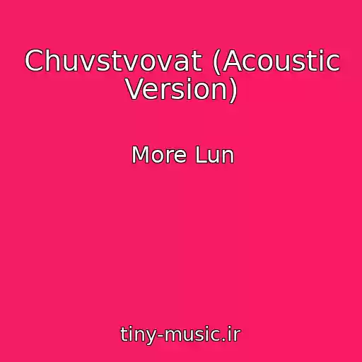 کاور آهنگ Chuvstvovat (Acoustic Version) از More Lun