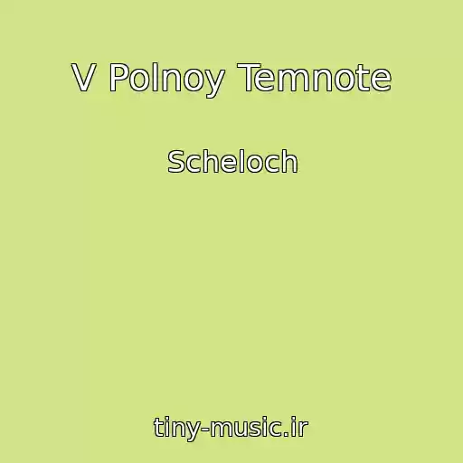 کاور آهنگ V Polnoy Temnote از Scheloch