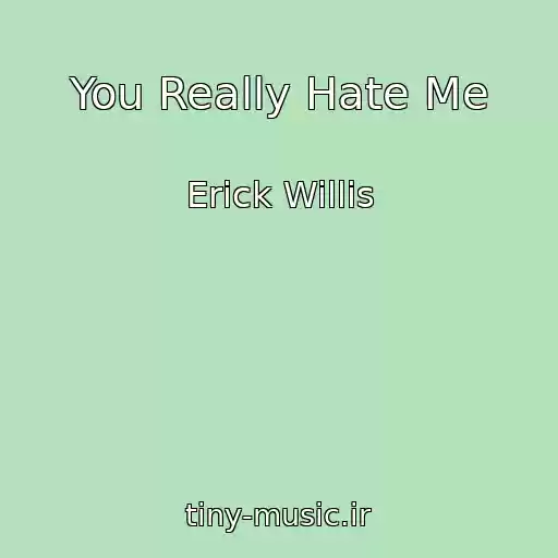کاور آهنگ You Really Hate Me از Erick Willis