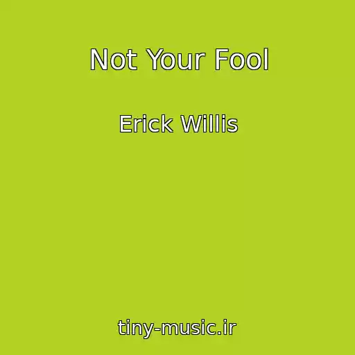 کاور آهنگ Not Your Fool از Erick Willis