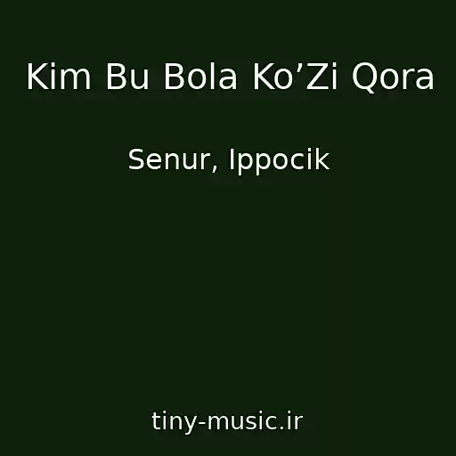 کاور آهنگ Kim Bu Bola Ko’Zi Qora از Senur, Ippocik