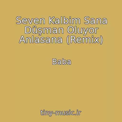 کاور آهنگ Seven Kalbim Sana Düşman Oluyor Anlasana (Remix) از Baba
