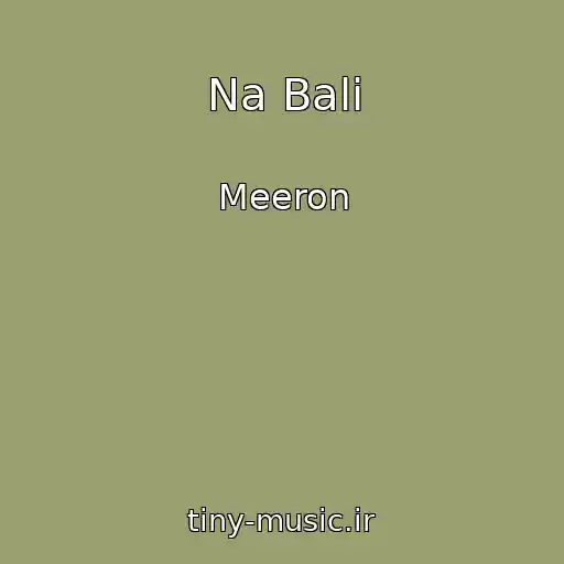 کاور آهنگ Na Bali از Meeron