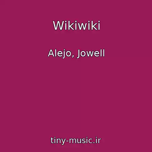 کاور آهنگ Wikiwiki از Alejo, Jowell