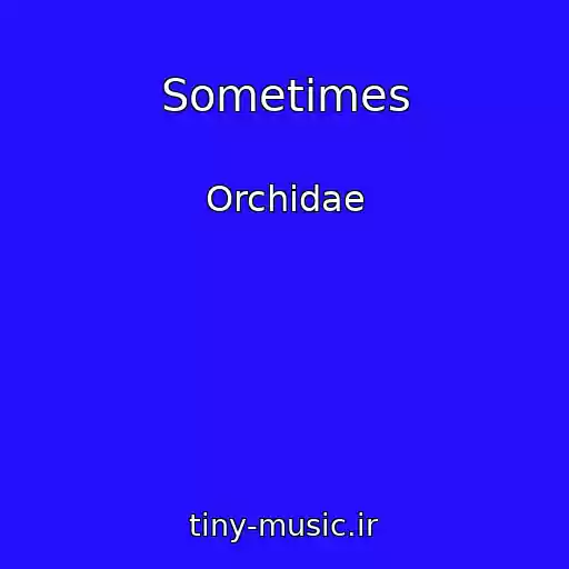 کاور آهنگ Sometimes از Orchidae