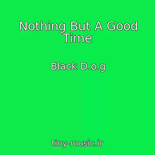 کاور آهنگ Nothing But A Good Time از Black D.o.g