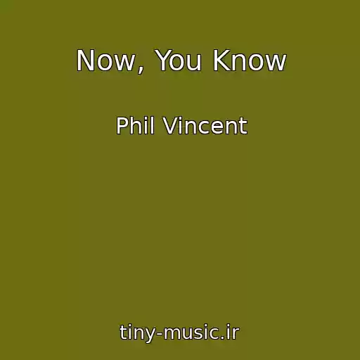 کاور آهنگ Now, You Know از Phil Vincent