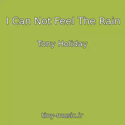 کاور آهنگ I Can Not Feel The Rain از Tony Holiday