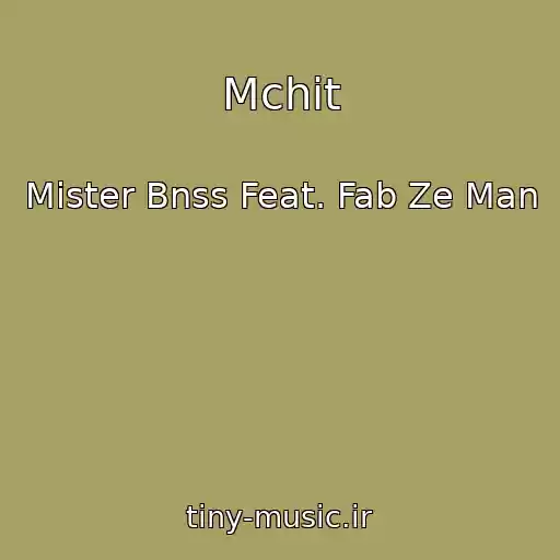 کاور آهنگ Mchit از Mister Bnss Feat. Fab Ze Man