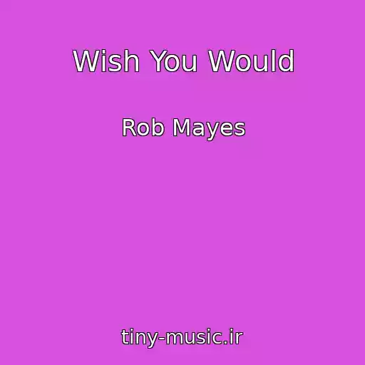 کاور آهنگ Wish You Would از Rob Mayes
