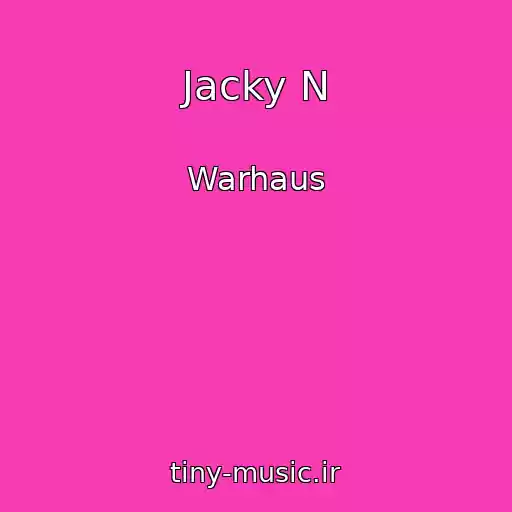کاور آهنگ Jacky N از Warhaus