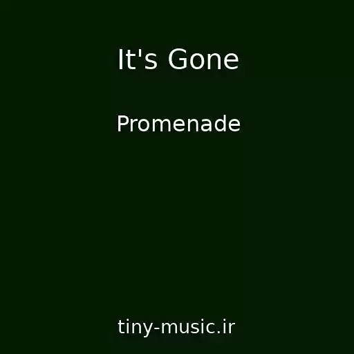 کاور آهنگ It's Gone از Promenade