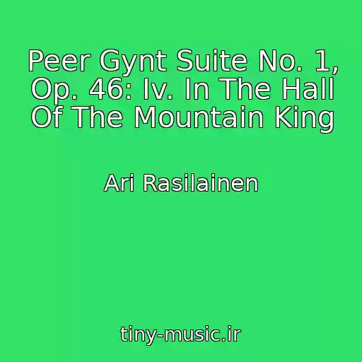 کاور آهنگ Peer Gynt Suite No. 1, Op. 46: Iv. In The Hall Of The Mountain King از Ari Rasilainen