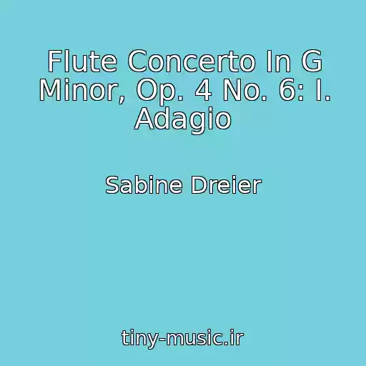 کاور آهنگ Flute Concerto In G Minor, Op. 4 No. 6: I. Adagio از Sabine Dreier