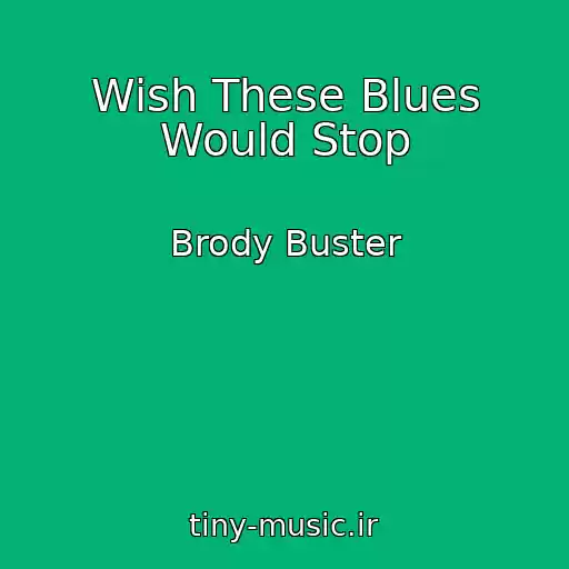 کاور آهنگ Wish These Blues Would Stop از Brody Buster