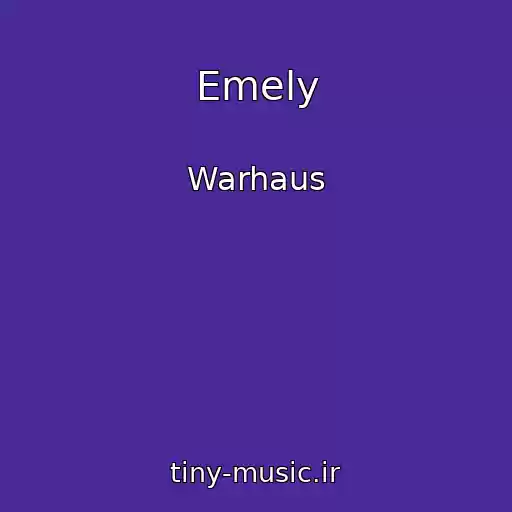کاور آهنگ Emely از Warhaus