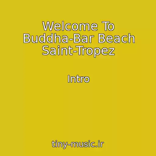کاور آهنگ Welcome To Buddha-Bar Beach Saint-Tropez از Intro