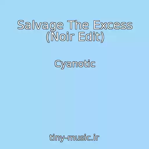 کاور آهنگ Salvage The Excess (Noir Edit) از Cyanotic