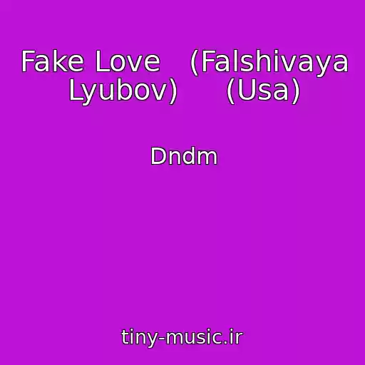 کاور آهنگ Fake Love   (Falshivaya Lyubov)     (Usa) از Dndm
