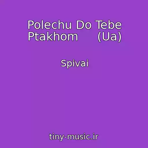 کاور آهنگ Polechu Do Tebe Ptakhom     (Ua) از Spivai