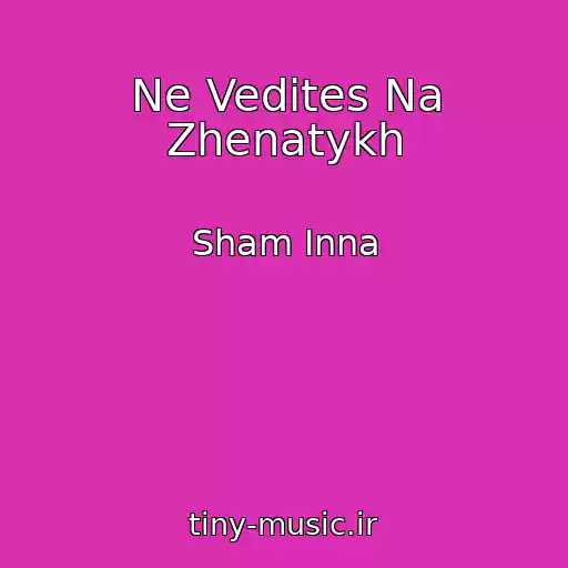 کاور آهنگ Ne Vedites Na Zhenatykh از Sham Inna