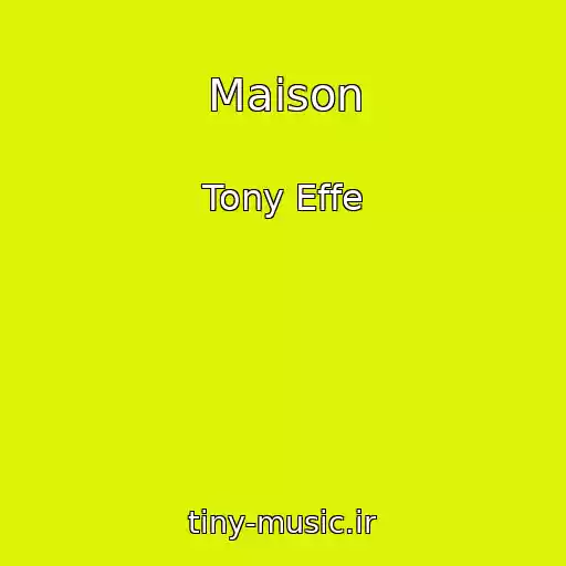 کاور آهنگ Maison از Tony Effe