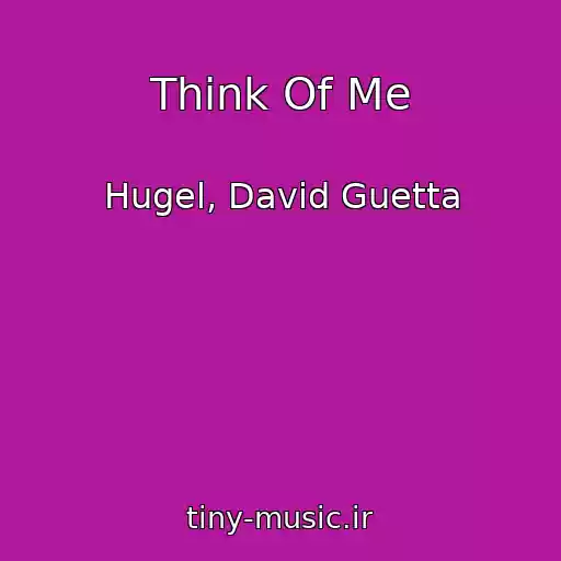 کاور آهنگ Think Of Me از Hugel, David Guetta