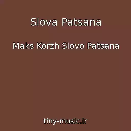کاور آهنگ Slova Patsana از Maks Korzh Slovo Patsana