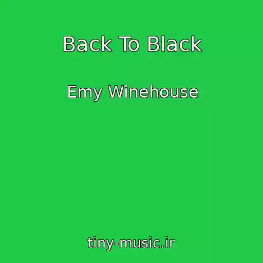کاور آهنگ Back To Black از Emy Winehouse