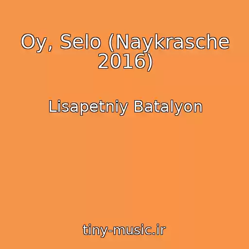 کاور آهنگ Oy, Selo (Naykrasche 2016) از Lіsapetniy Batalyon