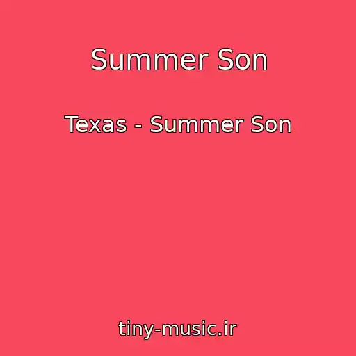 کاور آهنگ Summer Son از Texas - Summer Son