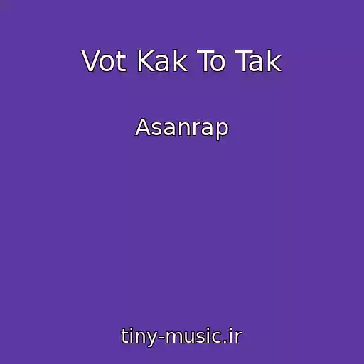 کاور آهنگ Vot Kak To Tak از Asanrap