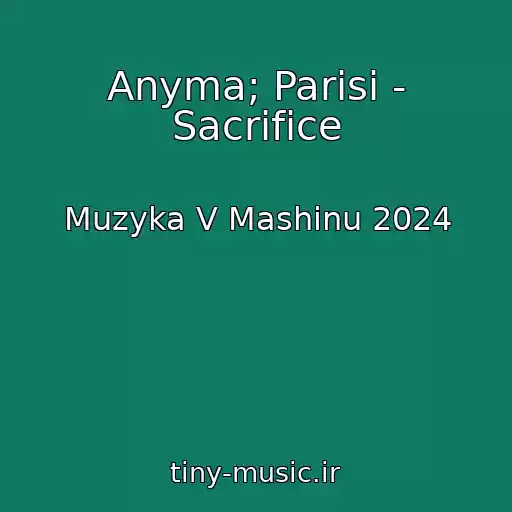 کاور آهنگ Anyma; Parisi - Sacrifice از Muzyka V Mashinu 2024