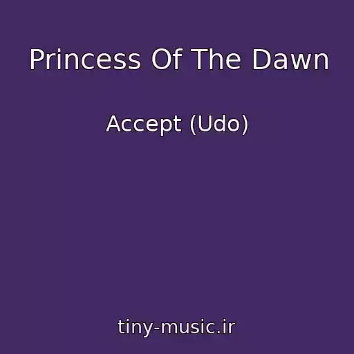 کاور آهنگ Princess Of The Dawn از Accept (Udo)