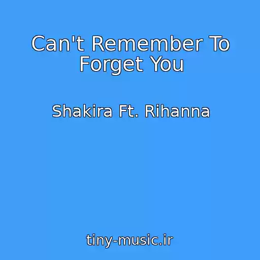 کاور آهنگ Can't Remember To Forget You از Shakira Ft. Rihanna