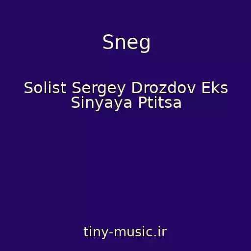 کاور آهنگ Sneg از Solist Sergey Drozdov Eks Sinyaya Ptitsa