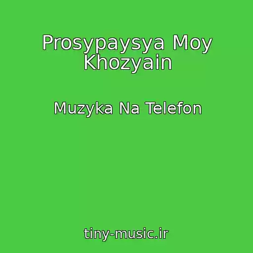 کاور آهنگ Prosypaysya Moy Khozyain از Muzyka Na Telefon