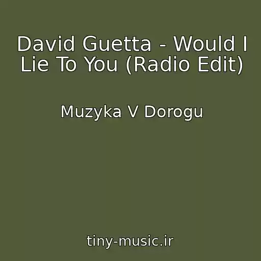 کاور آهنگ David Guetta - Would I Lie To You (Radio Edit) از Muzyka V Dorogu