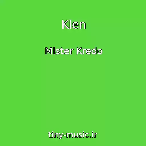 کاور آهنگ Klen از Mister Kredo