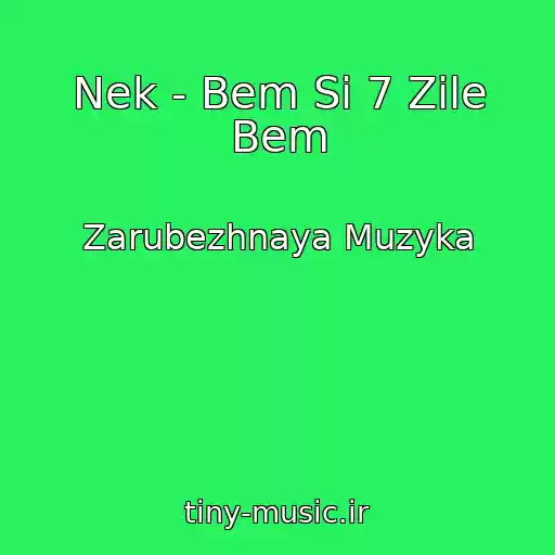 کاور آهنگ Nek - Bem Si 7 Zile Bem از Zarubezhnaya Muzyka