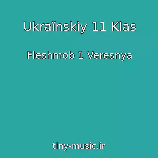 کاور آهنگ Ukraїnskiy 11 Klas از Fleshmob 1 Veresnya