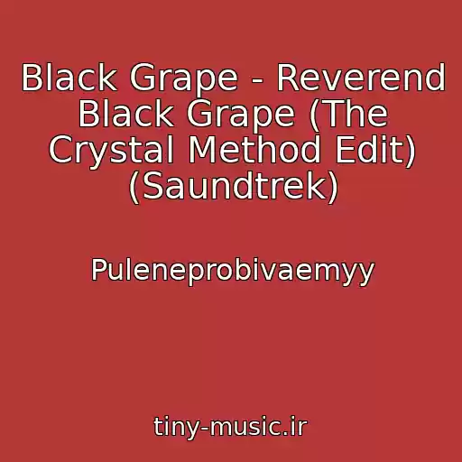 کاور آهنگ Black Grape - Reverend Black Grape (The Crystal Method Edit) (Saundtrek) از Puleneprobivaemyy
