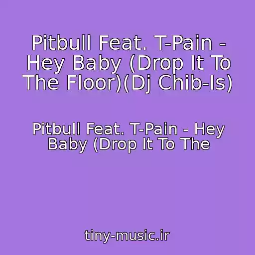 کاور آهنگ Pitbull Feat. T-Pain - Hey Baby (Drop It To The Floor)(Dj Chib-Is) از Pitbull Feat. T-Pain - Hey Baby (Drop It To The