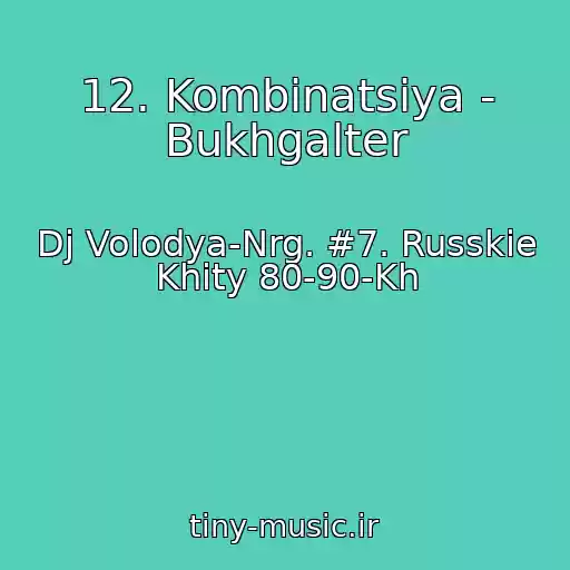 کاور آهنگ 12. Kombinatsiya - Bukhgalter از Dj Volodya-Nrg. #7. Russkie Khity 80-90-Kh