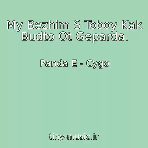 کاور آهنگ My Bezhim S Toboy Kak Budto Ot Geparda. از Panda E - Cygo