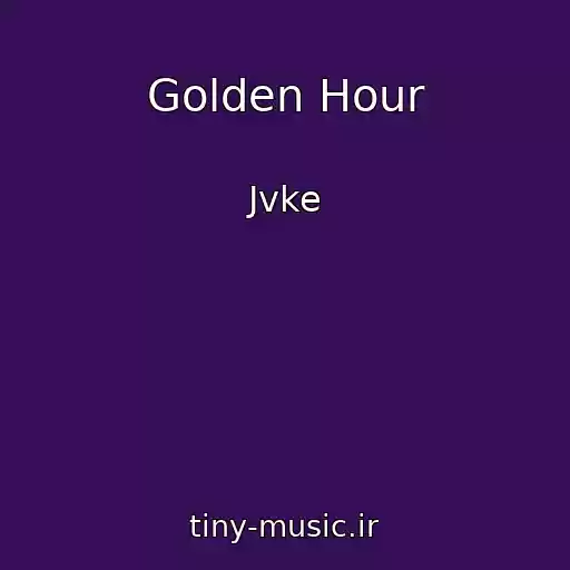 کاور آهنگ Golden Hour از Jvke