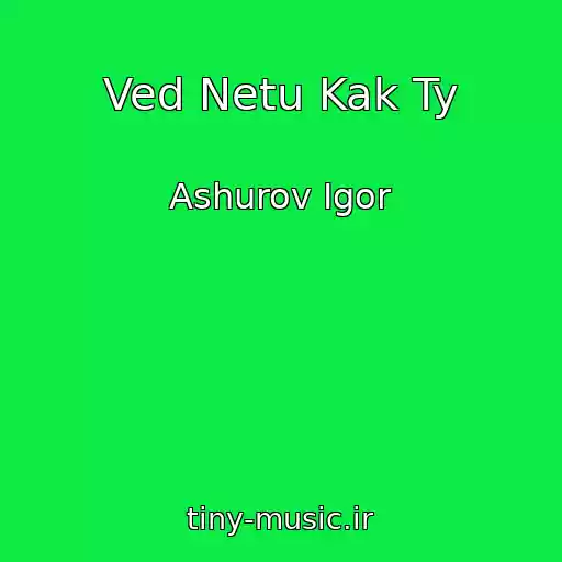 کاور آهنگ Ved Netu Kak Ty از Ashurov Igor