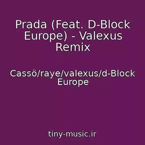 کاور آهنگ Prada (Feat. D-Block Europe) - Valexus Remix از Cassö/raye/valexus/d-Block Europe