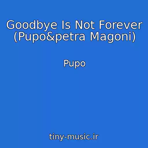 کاور آهنگ Goodbye Is Not Forever (Pupo&petra Magoni) از Pupo