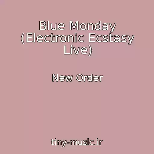 کاور آهنگ Blue Monday (Electronic Ecstasy Live) از New Order
